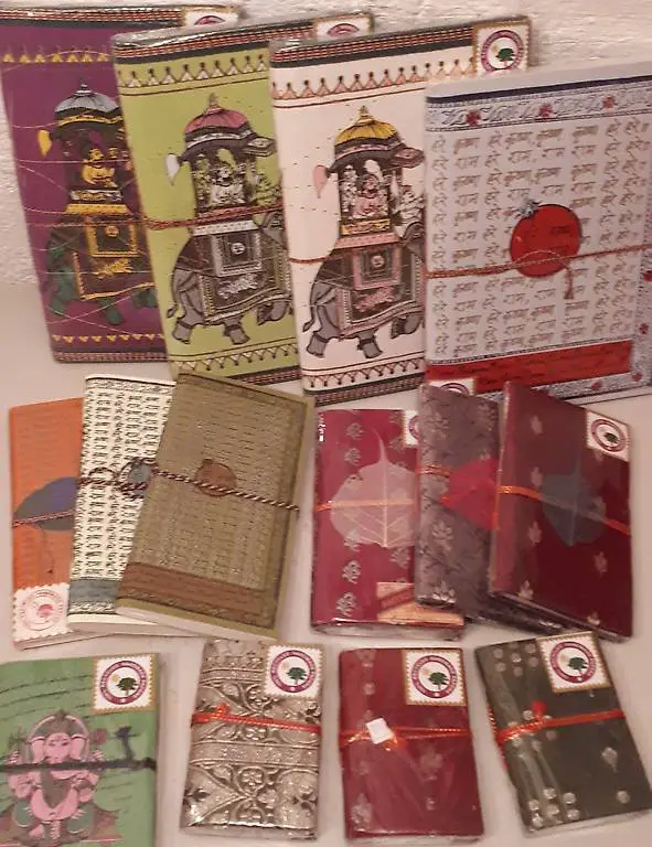 Sehr schöne Notizbücher aus handgeschöpftem Papier ***NEU***