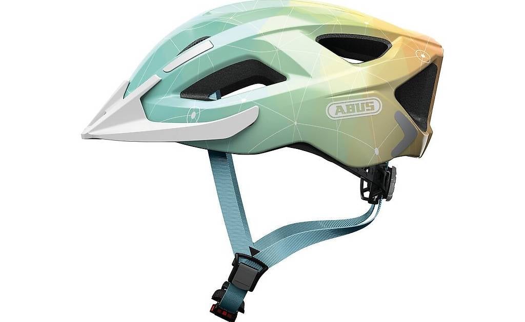 Velohelm ABUS Aduro 2.0, Farbe: blue art, Grösse M