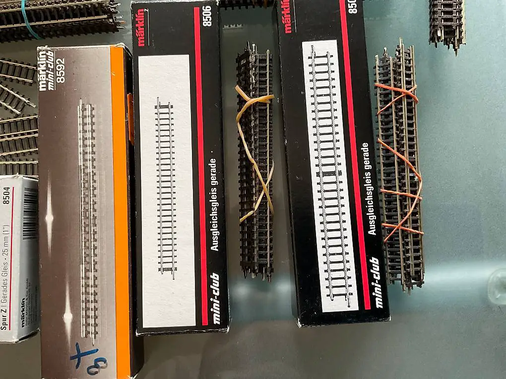 Märklin Spur Z Ausgleichsgleise Unterbrechergleis