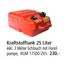 Benzintank Honda 25 Liter