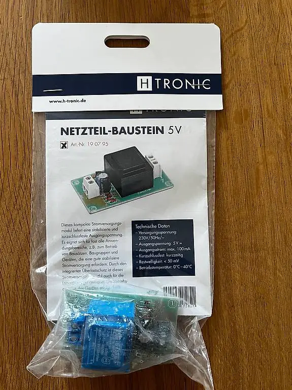 Netzteil Baustein In 230V Out 5V