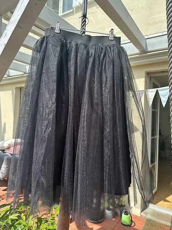 Tüllrock schwarz, PLÜ Pluslavie, S, neuwertig