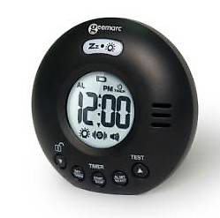 Wecker mit Ton-, Licht- und Vibrationsalarm