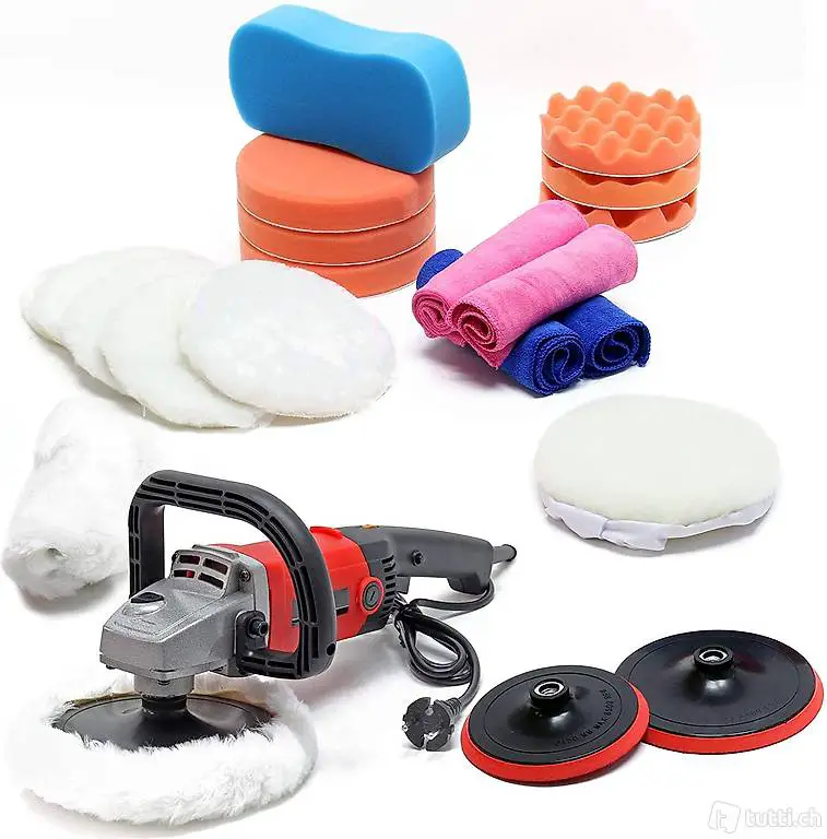  Poliermaschine Set bestehend aus 21 Teilen