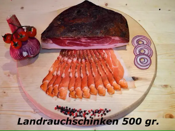 Landrauchschinken am Stück 500 gr.
