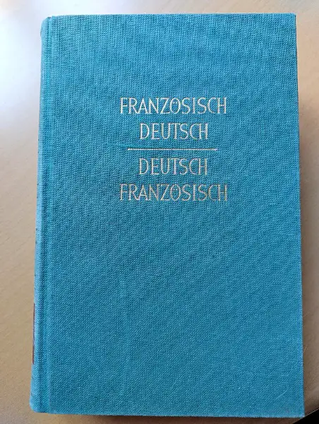RARITÄT: Brockhaus Bild Wörterbuch 1962 Französisch-Deutsch
