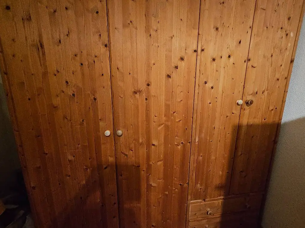 Holzschrank 195 cm lang, 60 cm tief, 220 cm hoch