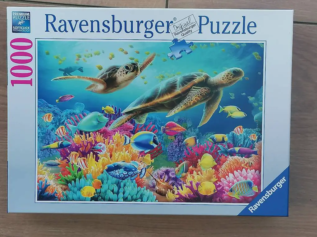 Ravensburger 1000 Teile Puzzle, Fische, neu, 1x gemacht