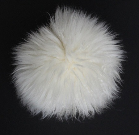 Lammfell Perücke weiss oder schwarz