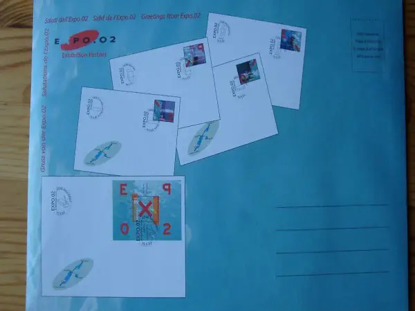 Set-Sonderumschlag Expo 2002