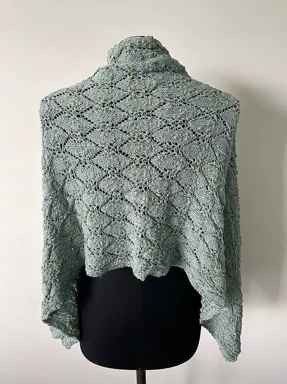 Sommer Stola Schal gestrickt