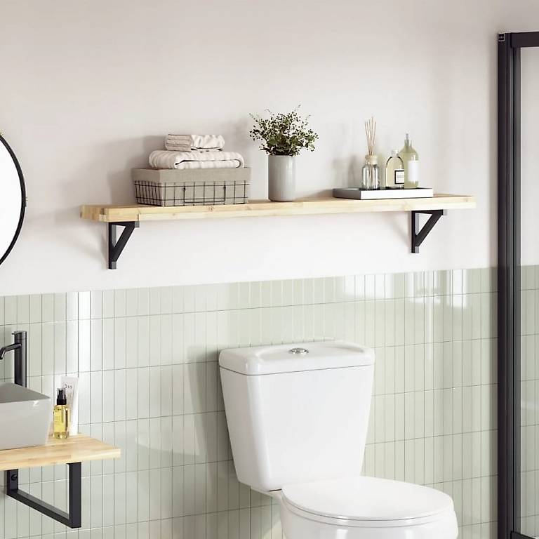 Tischplatte 120x20x4 cm Rechteckig Massivholz Akazie