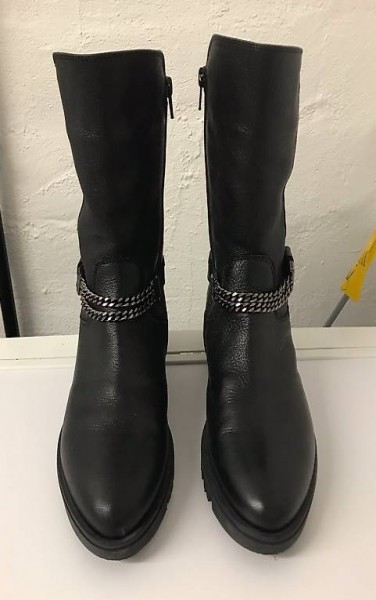Schwarz Damen Stiefel Gr. 37