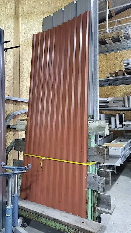 Trapezprofilblech Restposten Kupferbraun