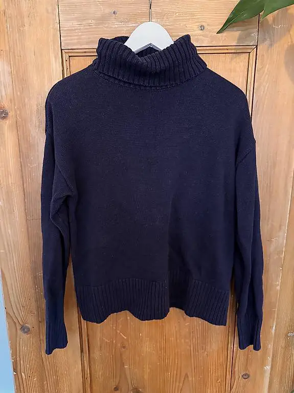 Rollkragenpullover navy von GAP Gr. XS