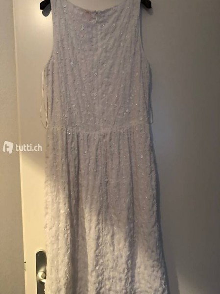 Vestitino bianco con perline taglia S/M