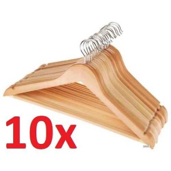 Kleiderbügel Holz 10 Stück
