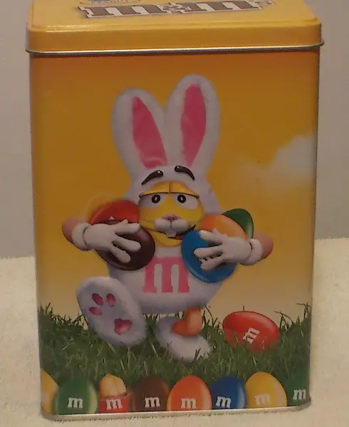 Osterhase Blechdose M&M