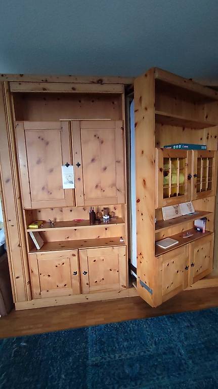 Klappbett Arvenholzoptik