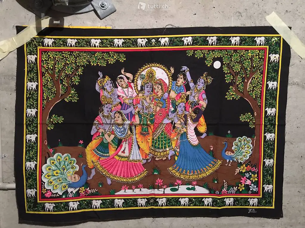 Radha Krishna mit Gopis