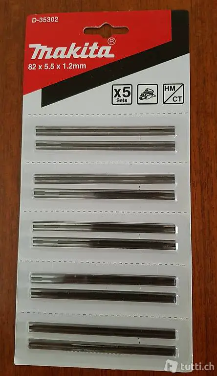 Makita Wendemesser 82x5,5x1,7mm Pack a 5 Stk.