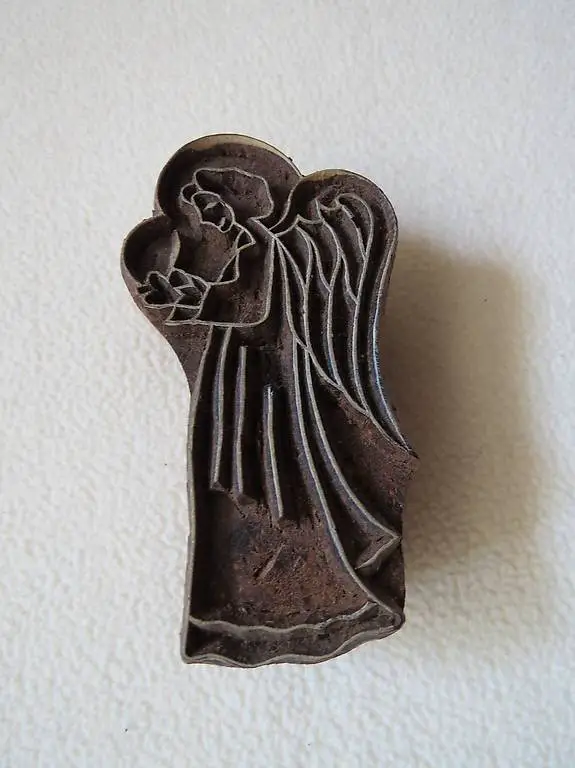 Stoffstempel Blockprint für Stoff und Papier, Engel etc