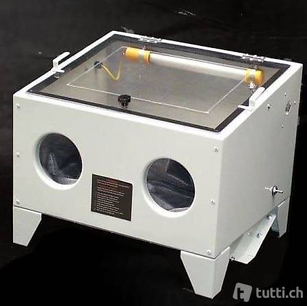  NEU Sandstrahlgerät SBC 90 Sandstrahlkabine