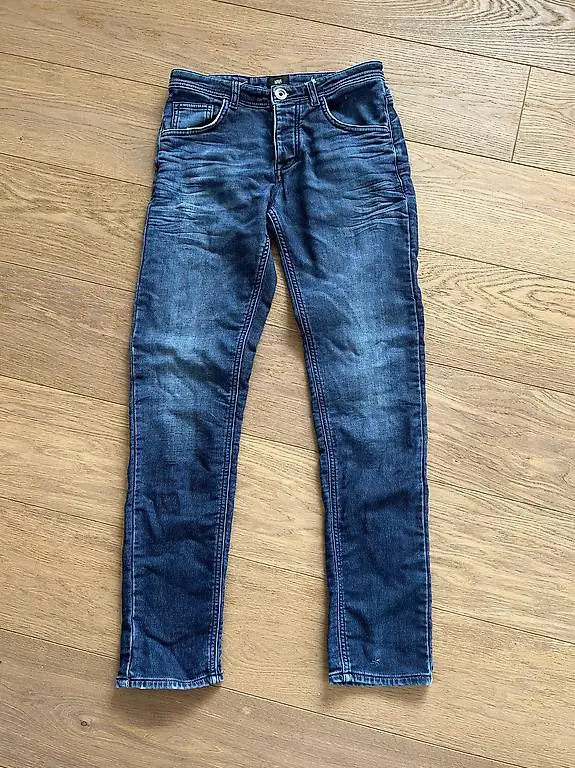 Jeanshose, Jungs, blau, Grösse 30, mit Knöpfen
