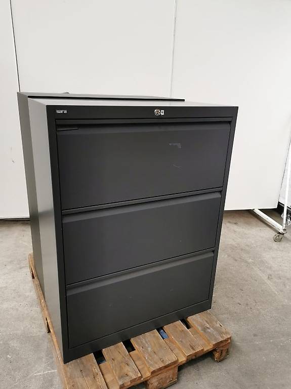 Aktenschrank Hängeregisterschrank mit Griffleisten Sara