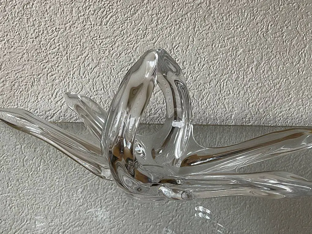 Fruchtschale Tafelaufsatz Kristallglas