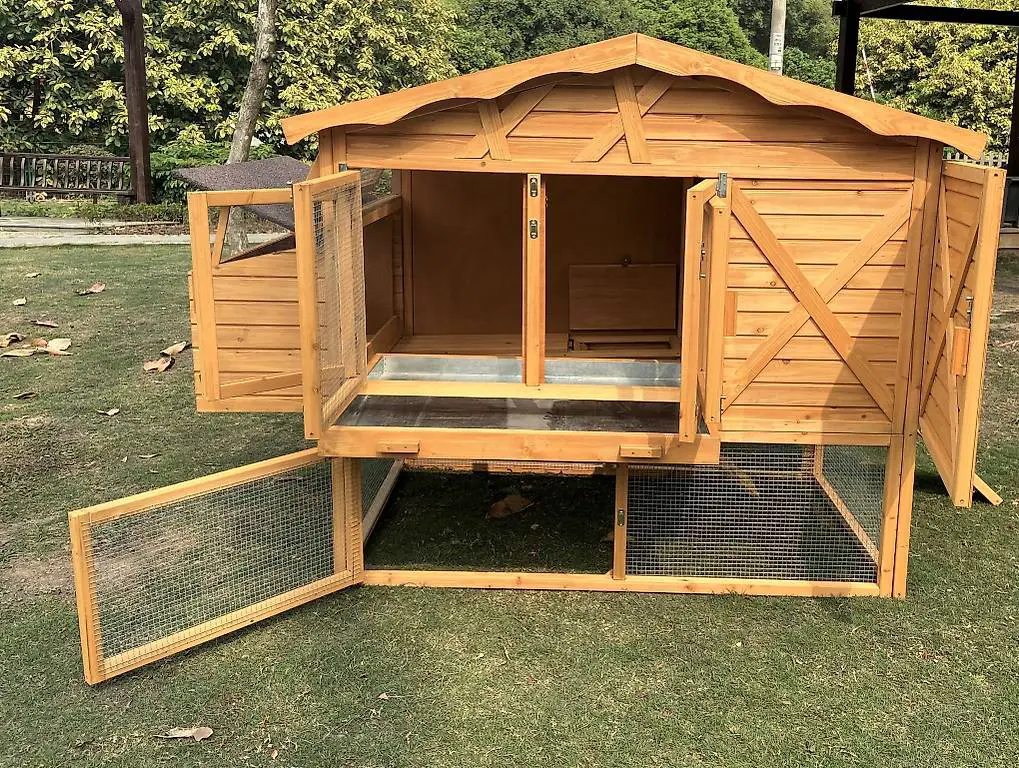 ISOLIERTER Hasenstall Kaninchen Hühnerstall 165 cm XL neu