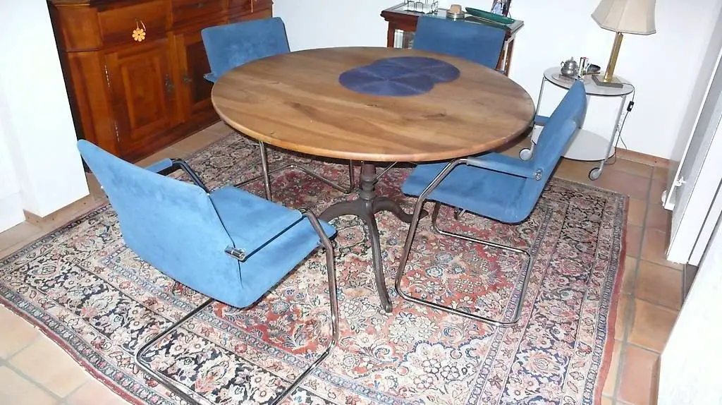 Strässle Freischwinger Alcantara 4 Stück