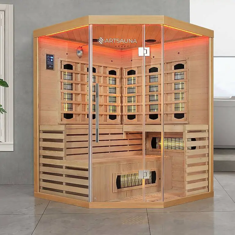 Infrarotkabine MAILAND150 mit Dual Technologie Sauna
