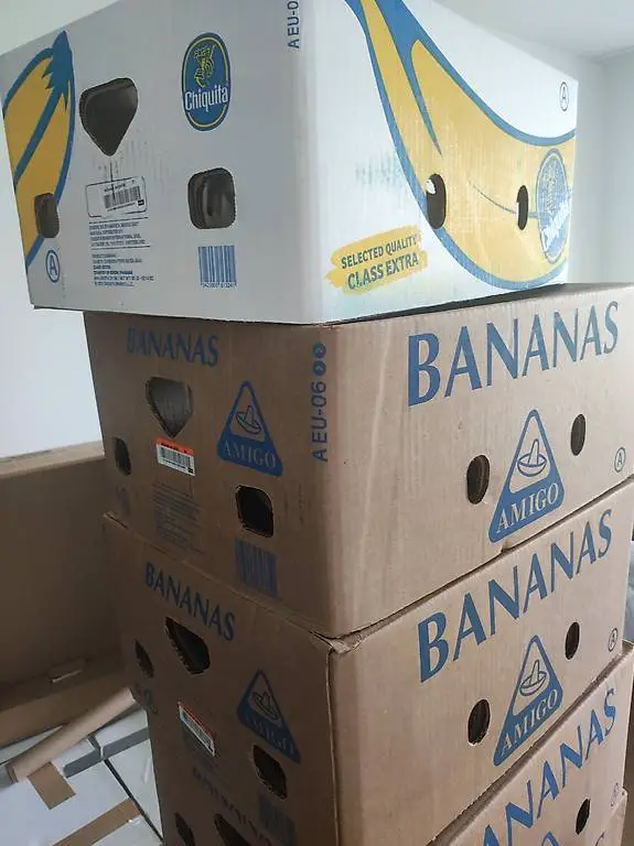 Bananenschachteln