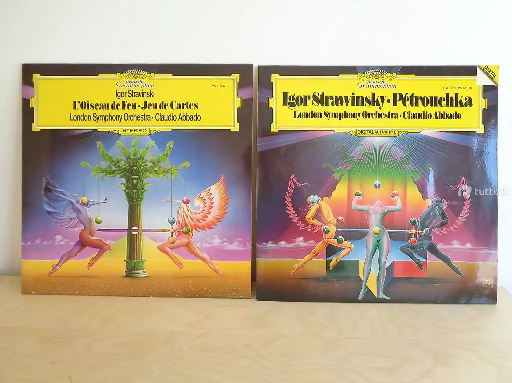 2 vinili LP di Igor Stravinski