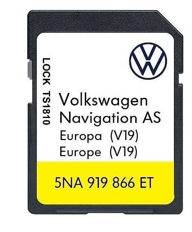 vw as 2024/2025 discover media as sat nav map update sd card