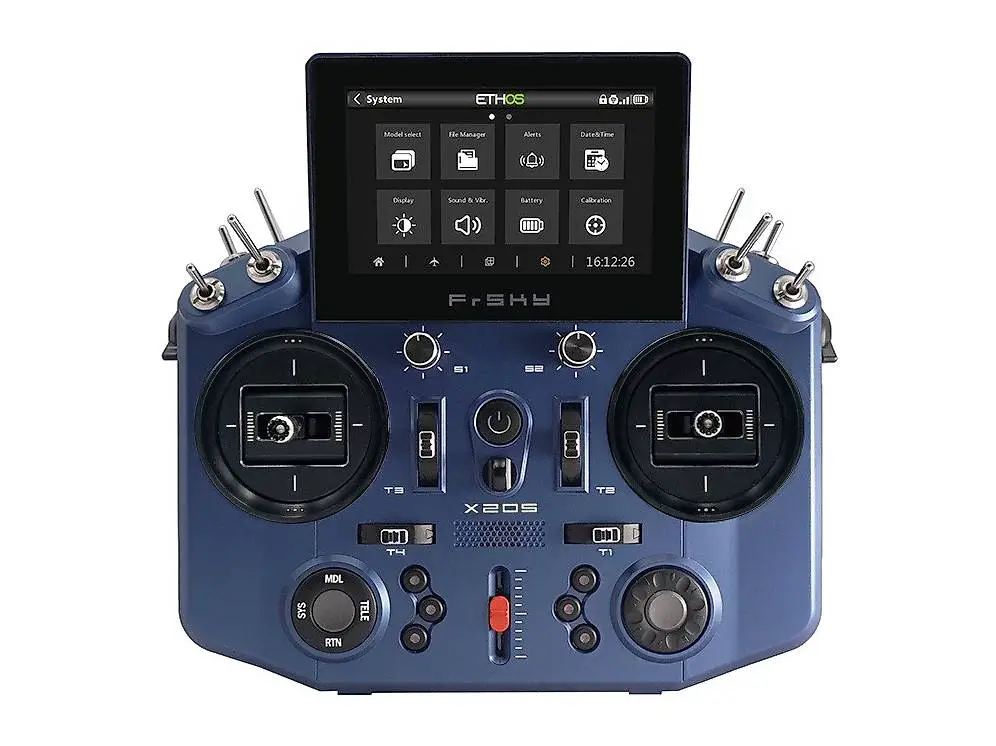 FrSky Tandem X20S in blau, mit LiPo Akku und Softcase