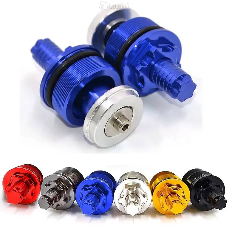  Motorrad Gabel Vorspannung Teller Schrauben Kappe für Yamaha