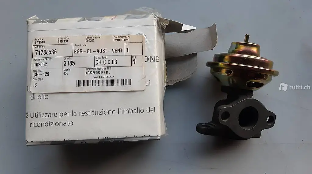  71788536 71788539 Abgasrückführventil EGR Alfa Fiat Lancia
