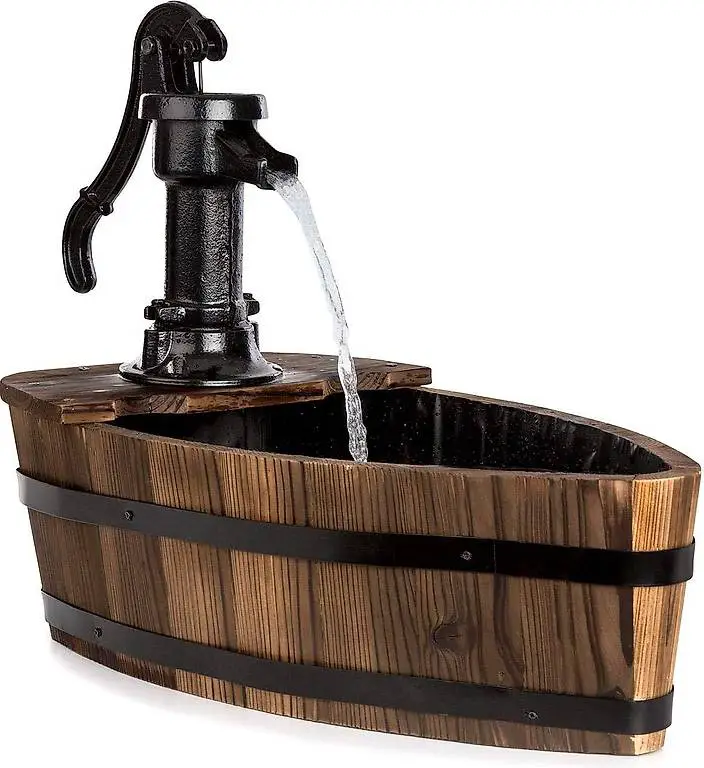 Gartenbrunnen - Zierbrunnen, 12 Watt, in Form eines Boots