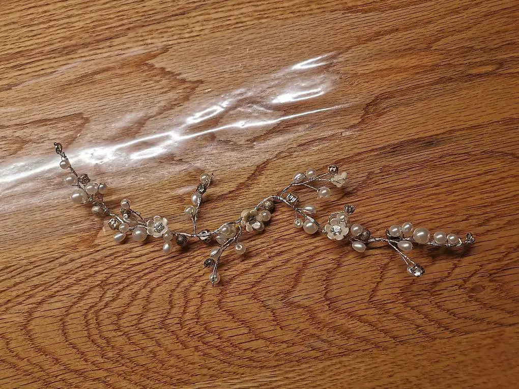 Haarschmuck Hochzeit Strass blüte Haarspange