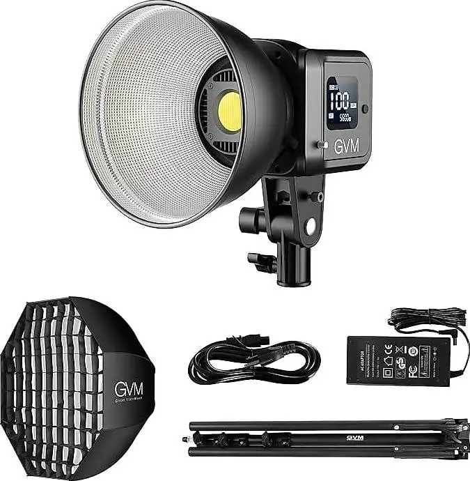 LED Videoleuchte 80W, 2700 7500K, 3kg