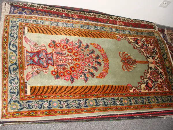 Orientteppich, echt, handgeknüpft, Gebetsteppich, Wolle