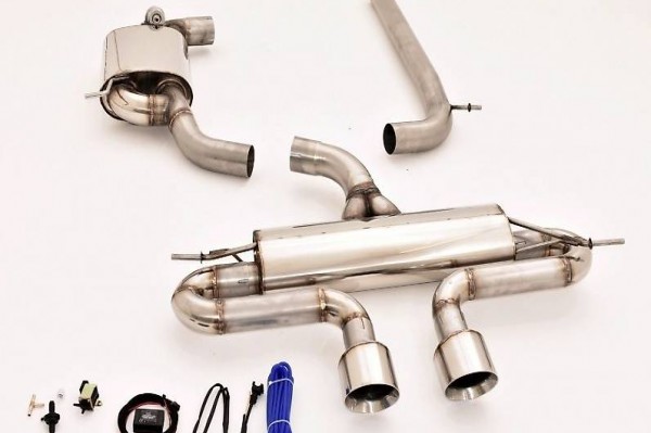  VW GOLF 5 GTI EDITION 30 - FMS DUPLEX AUSPUFF ANLAGE Ø 76MM