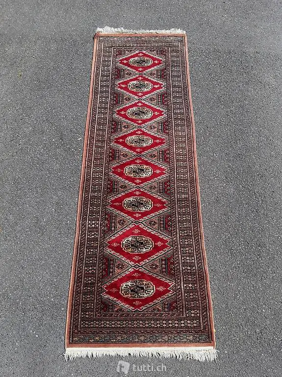 Handgeknüpfter Orientteppich, 202 x 64 cm