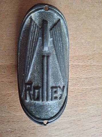 Rolley Velo Steuerkopf CH Schild Emblem