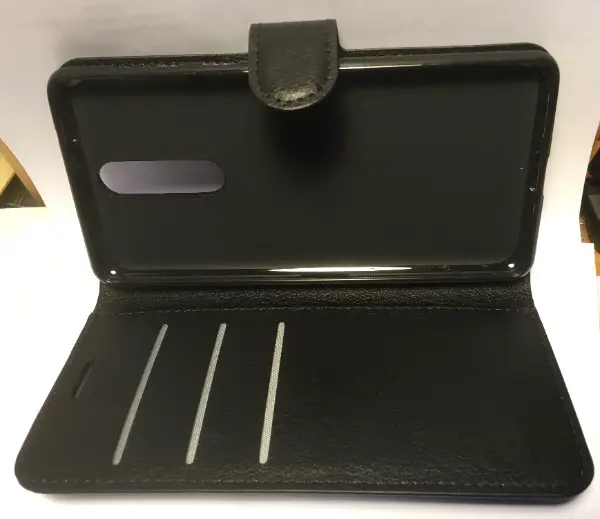 Nokia 8 Leder Etui, Handyhülle, schwarz