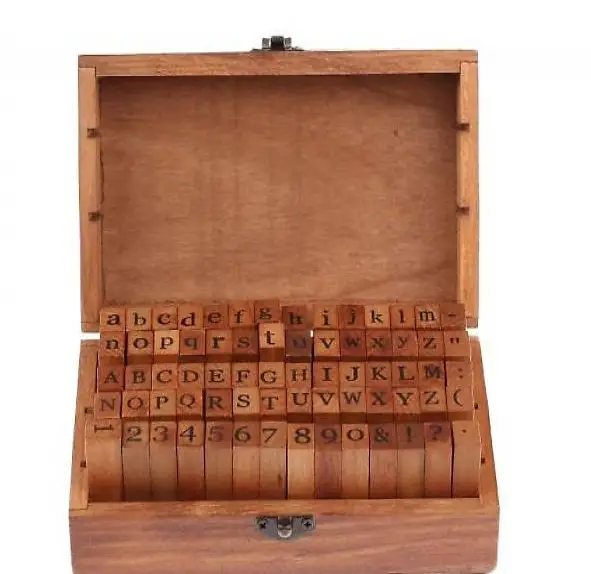 70 tlg Stempelset Alphabet Sonderzeichen Stempeln Stempfeln