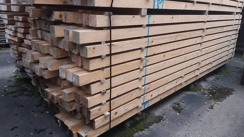 Kantholz Tanne 10/10 5 Meter