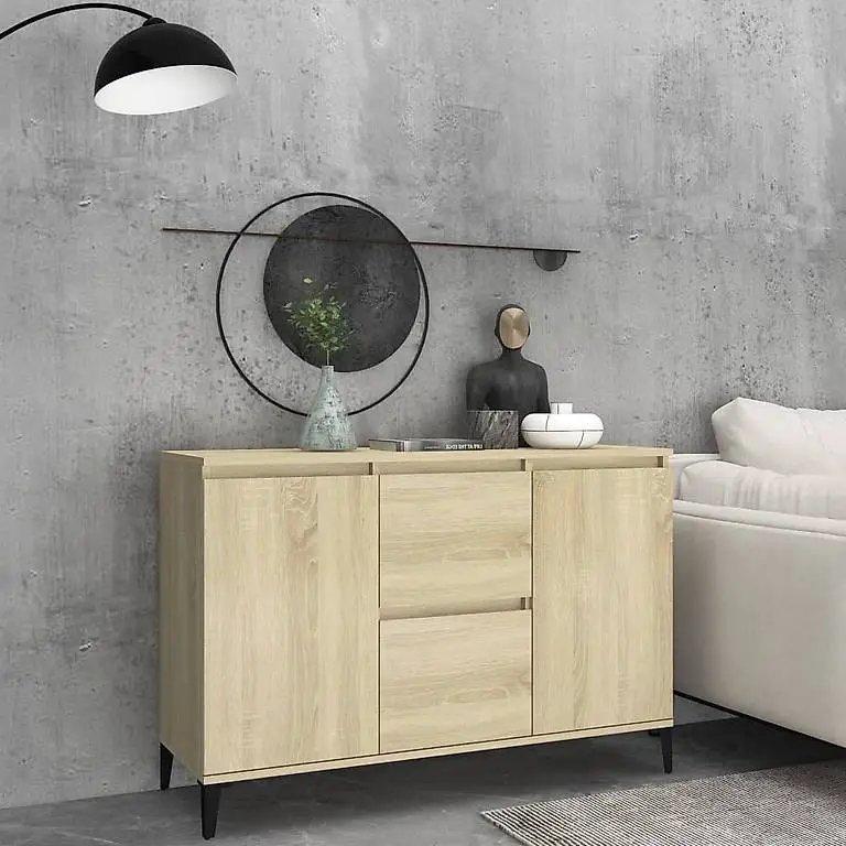 Sideboard Sonoma-Eiche 104x35x70 cm Holzwerkstoff